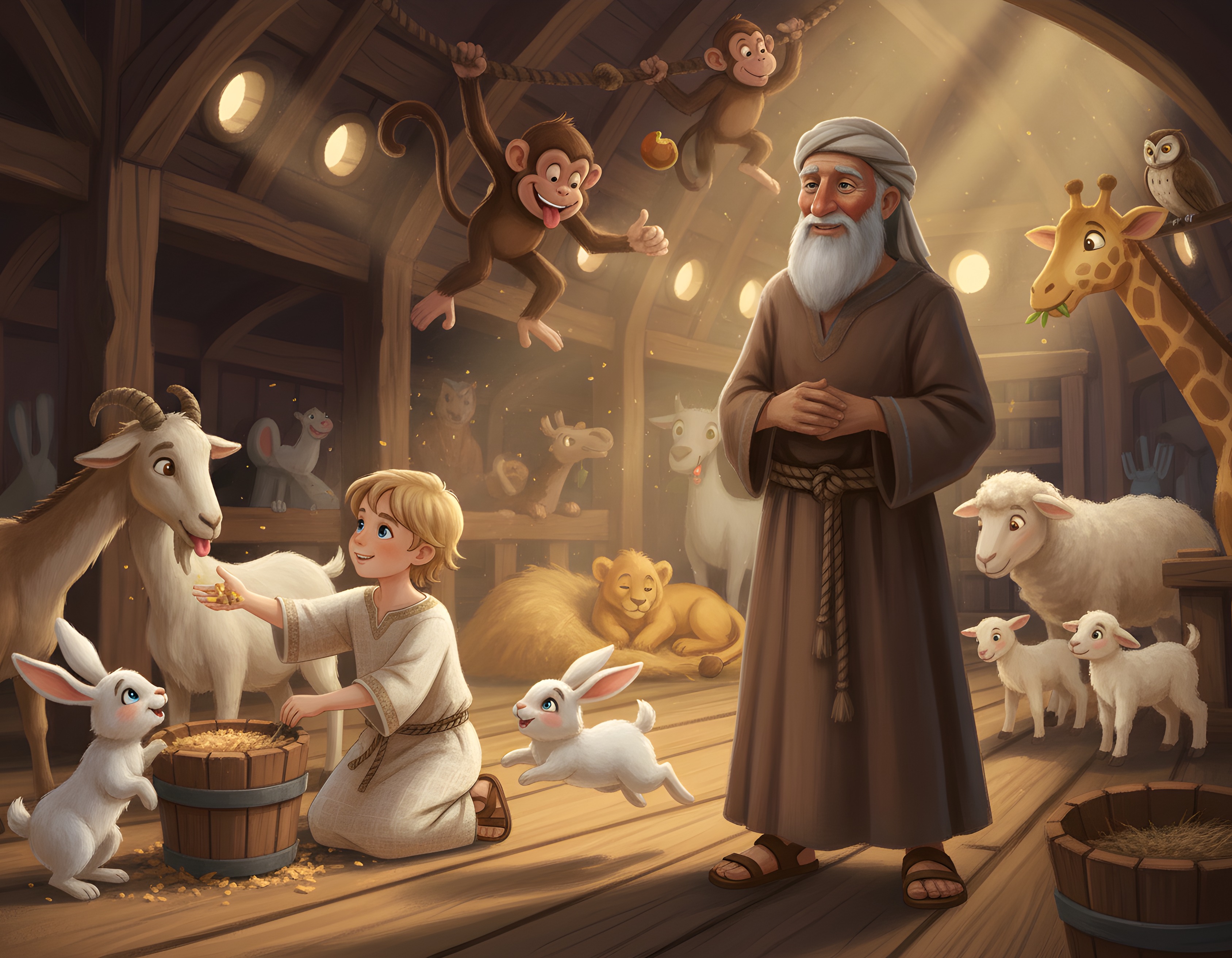 Sample personalized children's Bible storybook cover